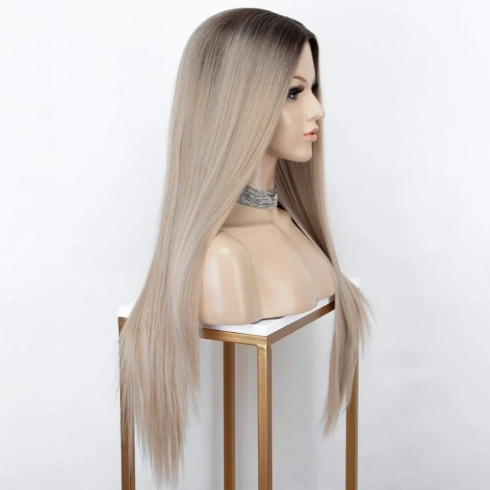 Blooming Hair 2 Tones Ombre Blonde Wig